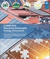 De-risking Renewable Energy Investment In Cambodia (DREI) Report | The ...